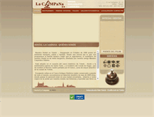 Tablet Screenshot of hostalcampana.com